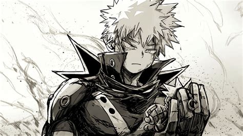 bakugou blanco y negro|En blanco y negro de boku no hero academia katsuki bakugou my hero .